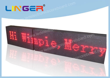 Tragbares LED-Blättern-Mitteilungs-Zeichen-hohe Helligkeit 384mm x 2048mm x 120mm
