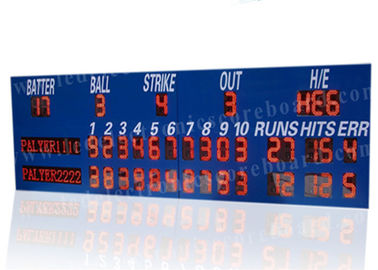 Berufs-LED-Baseball-Anzeigetafel mit blauem Rahmen-Kabinett 1400mm*3800mm*100mm