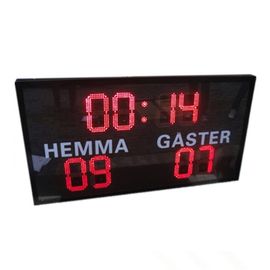 Schwarze Fußball-Anzeigetafel-einfache Operations-unterschiedliche Farbe des Eisen-Kabinett-LED