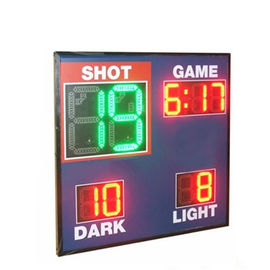 Wirtschafts-Modell geführte Basketball-Anzeigetafel, Livebasketball-Anzeigetafel mit Schuss-Uhr
