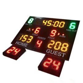 Innengebrauchs-Turnhallen-Digital-Basketball-Anzeigetafel mit 24 Sekunden-Schuss-Uhr
