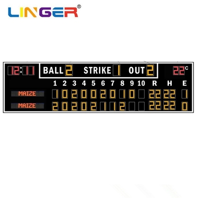 Drahtloses Steuerungssystem Baseball-LED-Anzeigetafel mit einfacher Installation