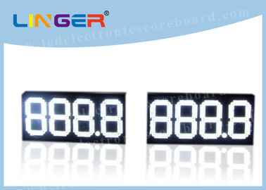 888,8 Digital-Gaspreis-Zeichen, elektronische Ölpreis-Anschlagtafel-Weiß-Farbe