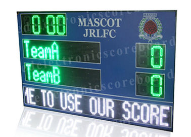 Multi- Sport-Digital-Anzeigetafel und elektronische LED-Fußball-Anzeigetafel in der grünen Farbe