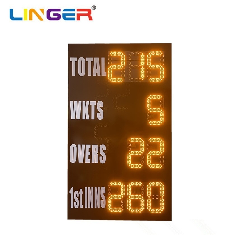 Digitales LED-Kricket-Scoreboard mit hoher Helligkeit und Weitwinkel-Display
