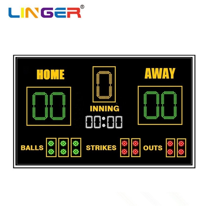 High Brightness Baseball LED Scoreboard mit breitem Blickwinkel mit hoher Erneuerungsrate