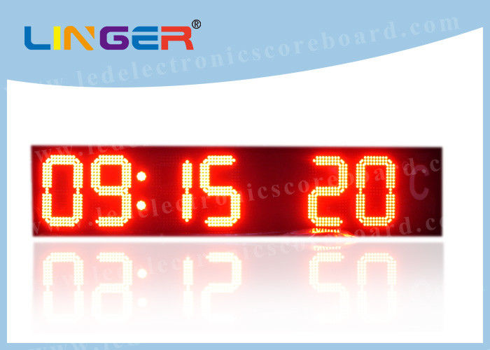 CER/ROHS genehmigte LED-Count-down-Timer mit Temperatur 370*1500*100mm