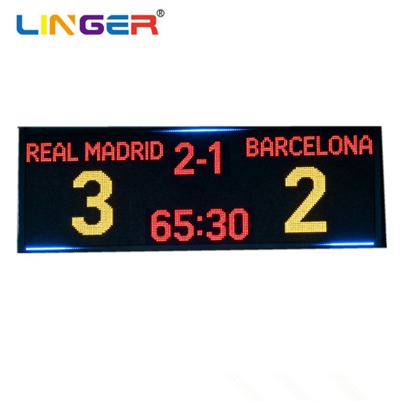 Outdoor-große Fußball-elektronische Anzeigetafel mit Teamnamen